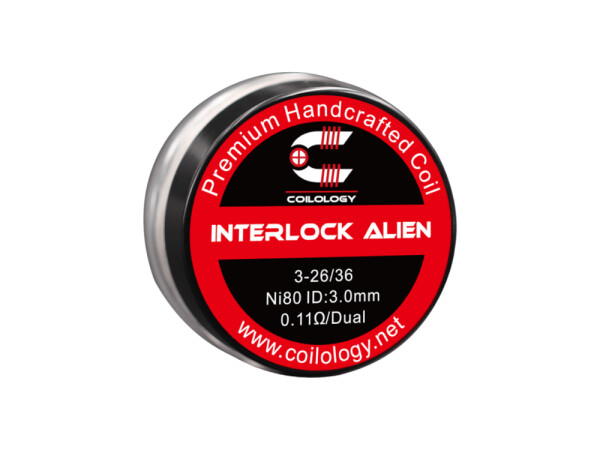 Coilology Handmade Interlock Alien Ni80 0,11 Ohm (2 Stück pro Packung)