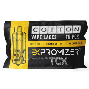 Expromizer TCX - Cotton Laces Watte (10 Stück pro Packung)
