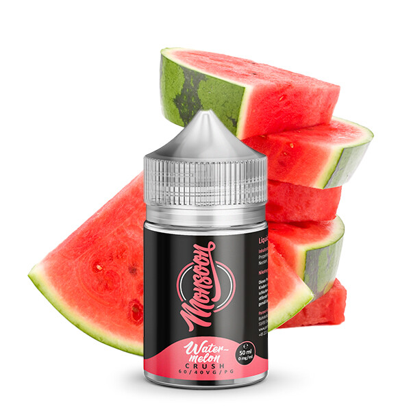 Monsoon - Shake & Vape Liquid 100ml - Watermelon Crush 3 mg (2 x Nic-Shot)