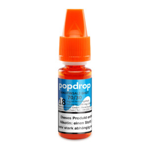 Popdrop 10ml Nikotinsalz-Shot 70/30 18mg/ml