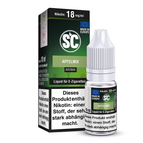 SC Liquid - E-Zigaretten Liquid 10ml - Apfelmix 0 mg/ml